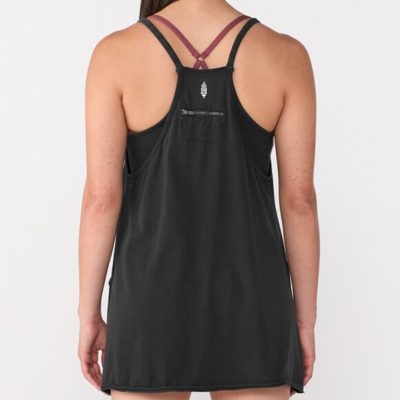 FP Movement Free People Women's Small Black Hot Shot Mini Dress Casual Workout - Picture 6 of 6